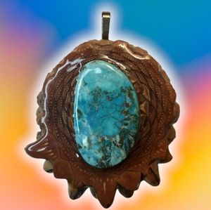 Large Turquoise Pinecone